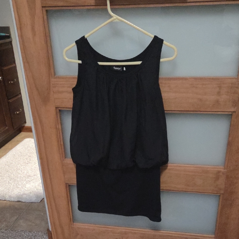 Elegant Black Midi Dress